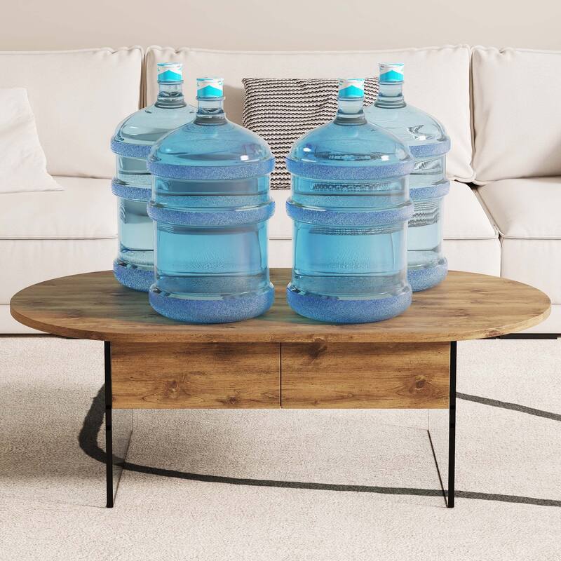 43.3"x23.6"Double Drawer Coffee Table