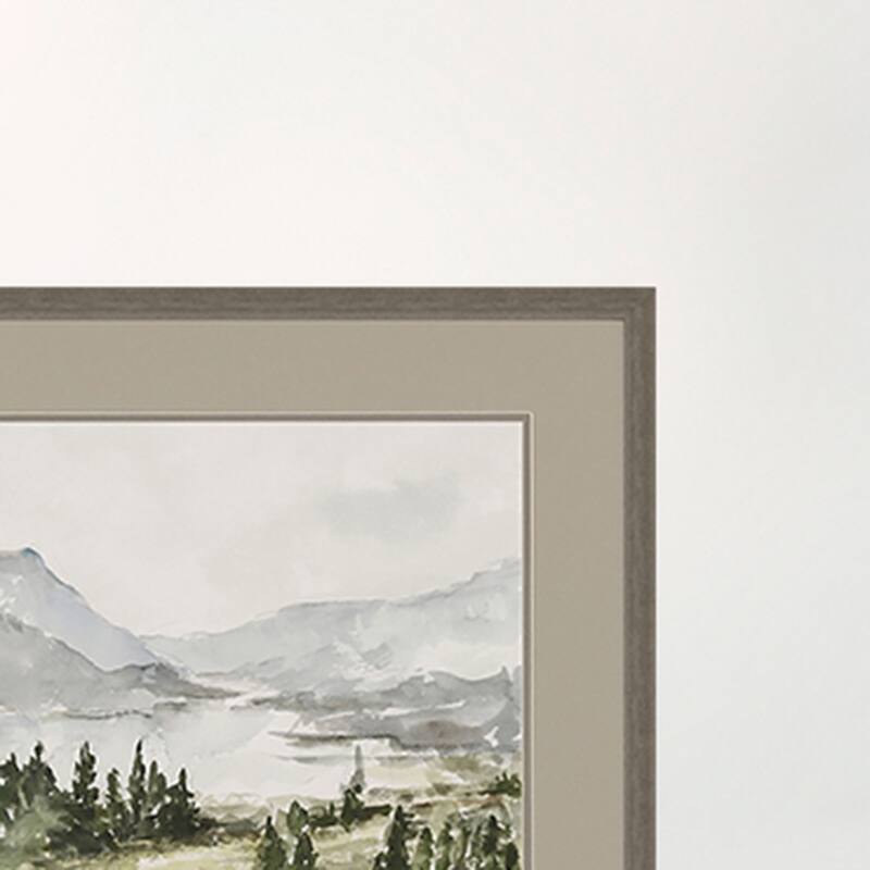 Reservoir S/2 Framed Art Giclee Under Glass - Green