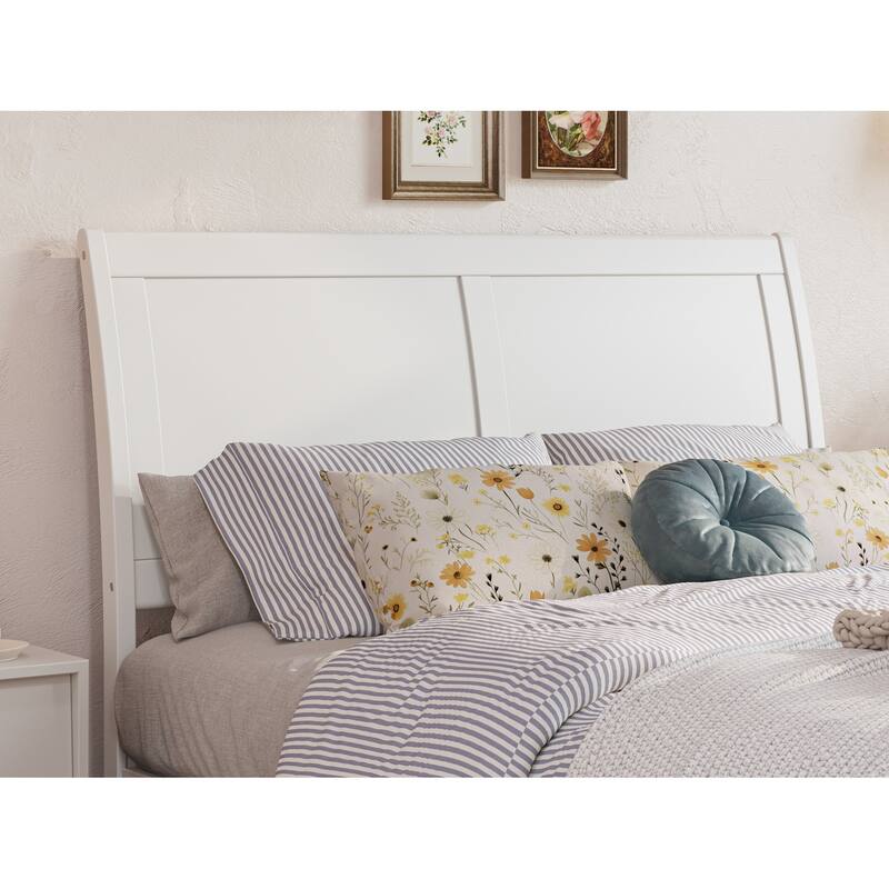 Andorra Platform Bed with Panel Footboard and Storage Drawers