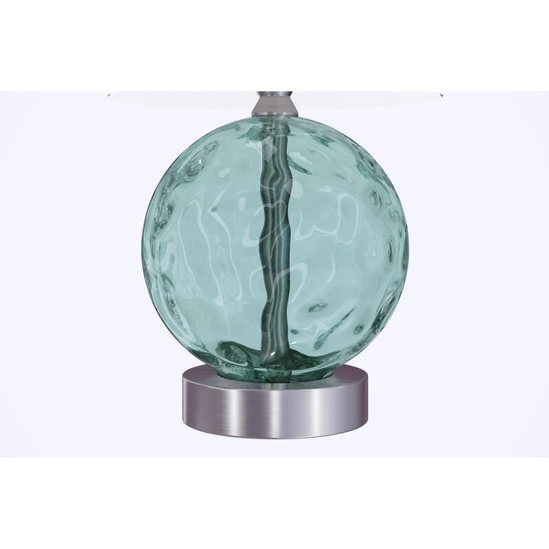 Globe 14.5" Glass Table Lamp (Set of 2)