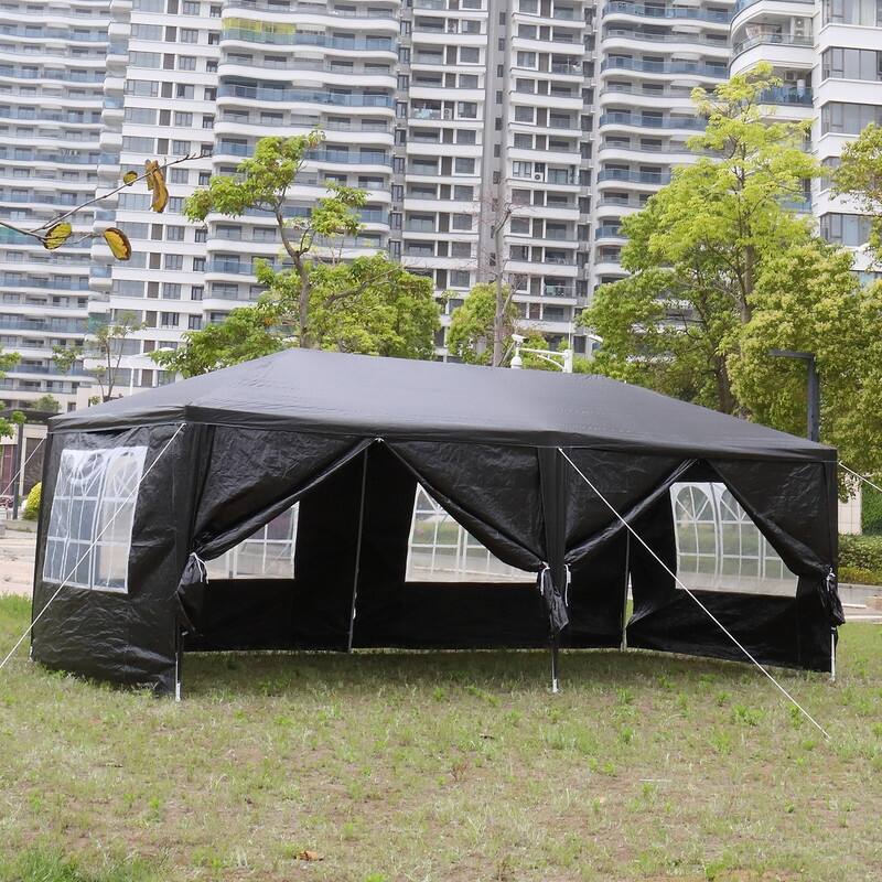 10'x20' Outdoor Waterproof Party Tent with 6 Removable Sidewalls - N/A
