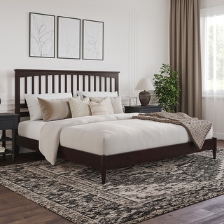 Becket Solid Wood Low Profile Platform Bed