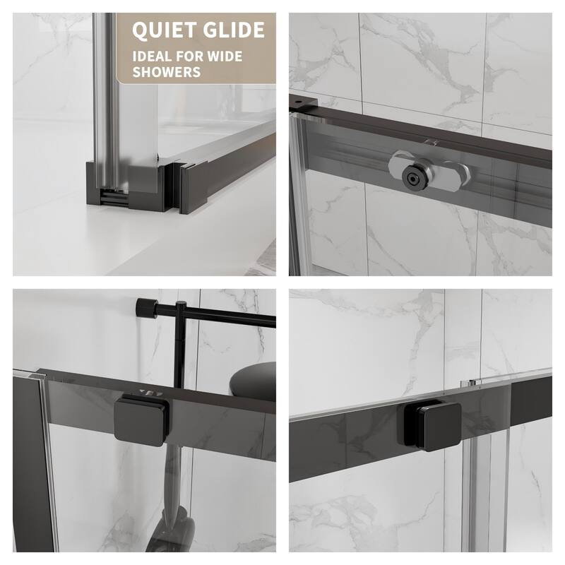 Modland 56-60''x 74'' Sliding Shower Door - 56''-60''x 74''