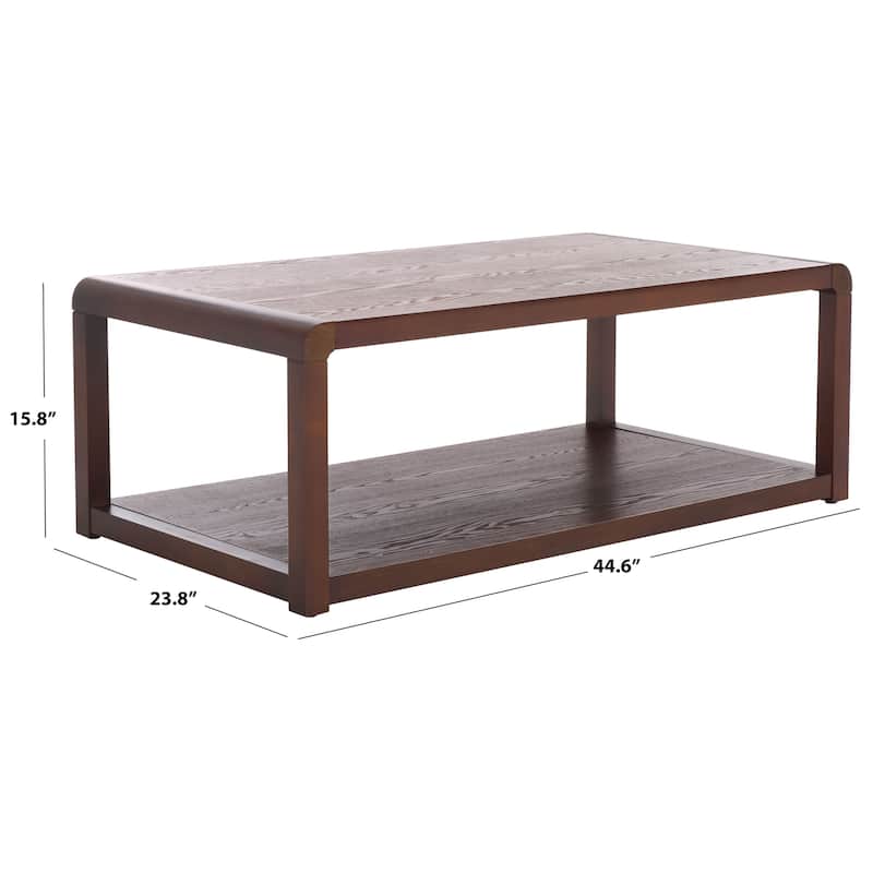 SAFAVIEH Home Omara 2 Tier Coffee Table - 45"W x 24"D x 16"H