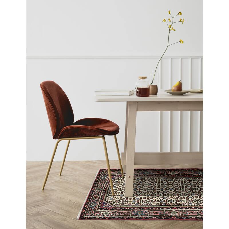 ECARPETGALLERY Hand-knotted Andelz Cream Wool Rug - 3'1 x 4'7