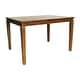 preview thumbnail 4 of 18, Classic Wood Dining Table with Offset Tapered Legs