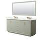Option Light Green, Bronze Trim, Giotto Quartz Top