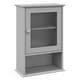 preview thumbnail 1 of 23, Bathroom Wall Mounted Adjustable Hanging Storage Medicine Cabinet - 14" x 7" x 20" (W x D x H) Grey