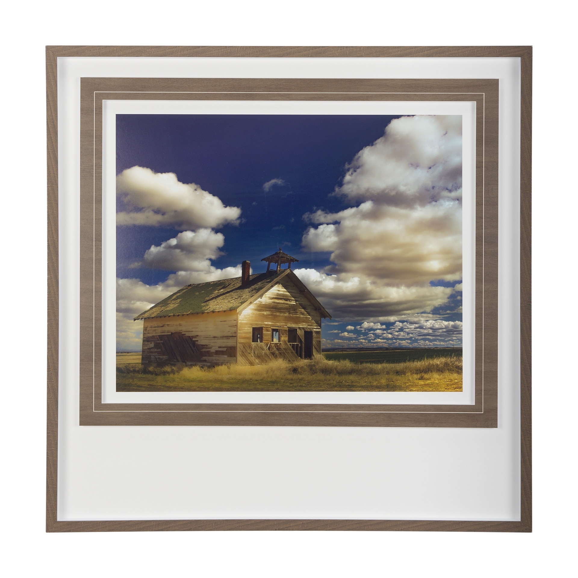 Oregon Farm by Chad Mackay a Framed Art Print Matted under Glass