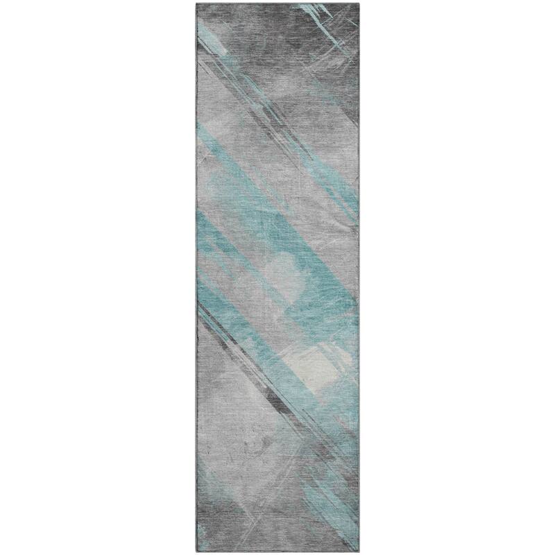 Premium Washable Super Soft Abstract Stripe Mayfield Rug