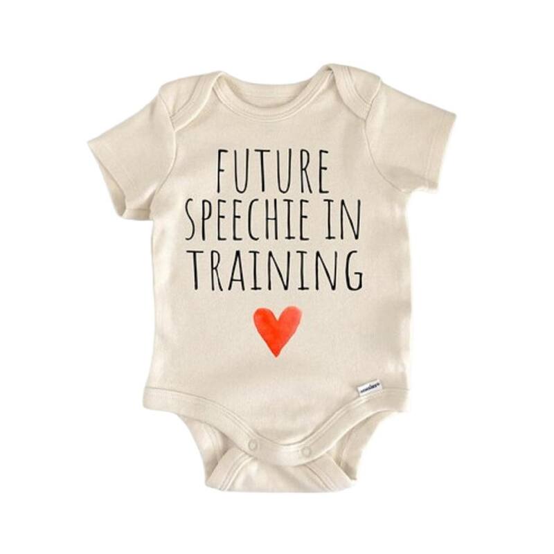 Speech Therapist Slp - Baby Boy Girl Clothes Infant Bodysuit Funny Cute Newborn - Blue - 0-3M