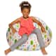 Kids Bean Bag Chair, Big Comfy Chair - Machine Washable Cover - 38 Inch Large - Canvas Animals Forest Critters