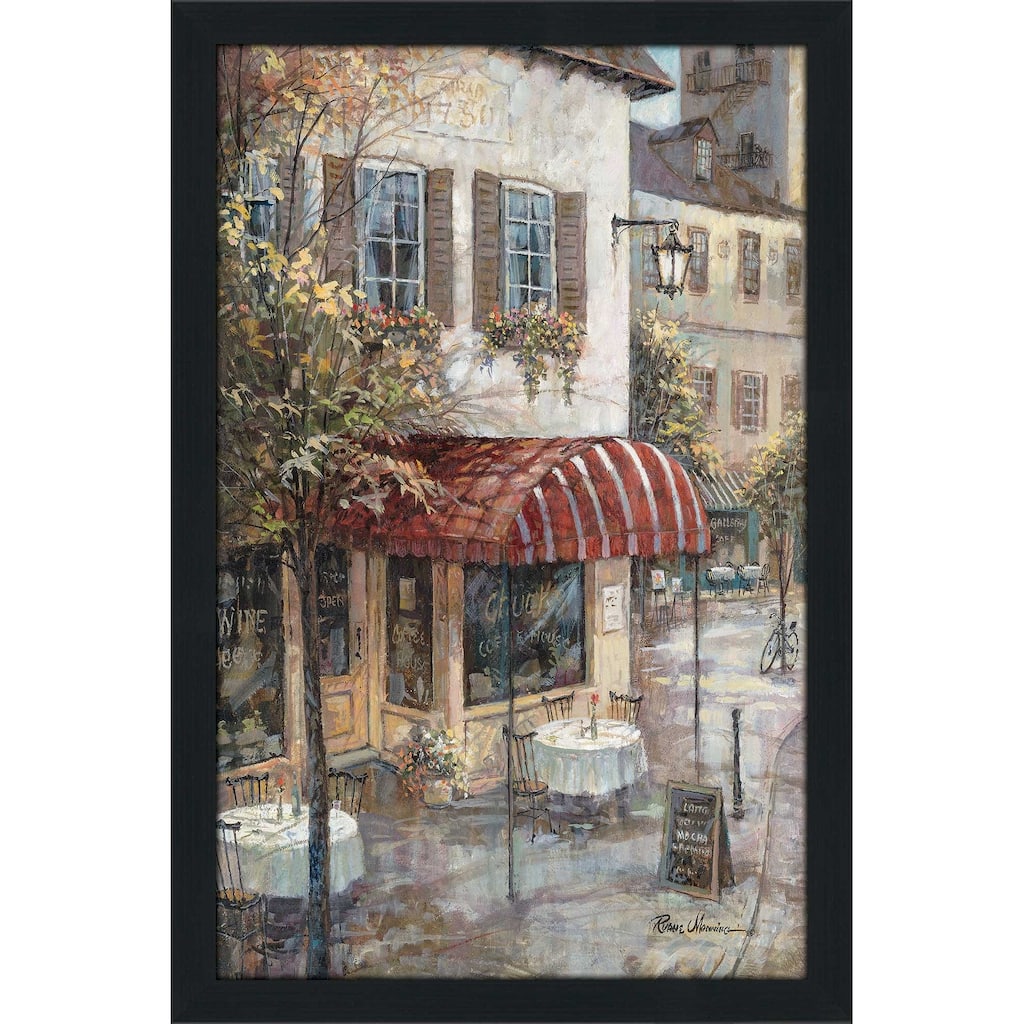 "Coffee House Ambience" by Ruane Manning Print on Acrylic