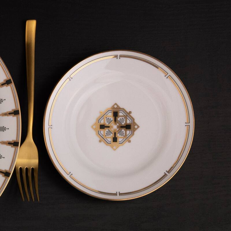 Empire Gold Set Of 4 Bread & Butter/Appetizer Plates, 6.50"