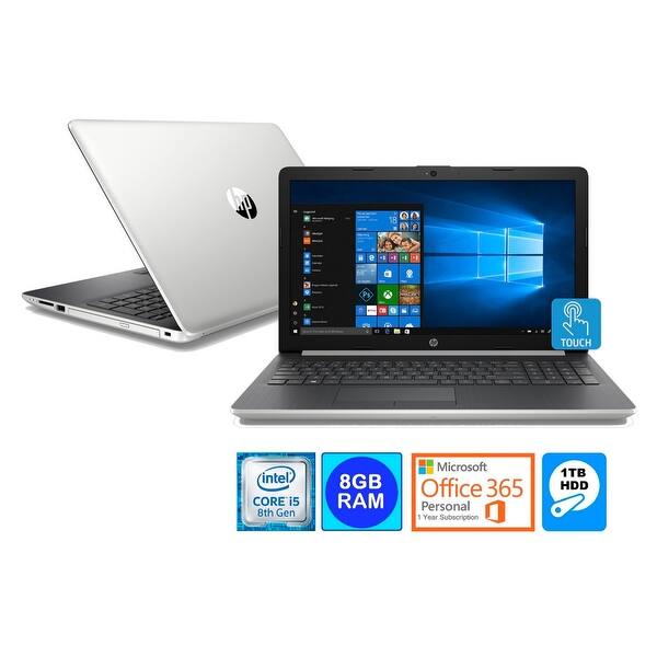 Shop Hp 15 6 Touch Wled Laptop Intel I5 8250u 8gb 1tb Hdd Office 365 Refurbished Overstock 28162025