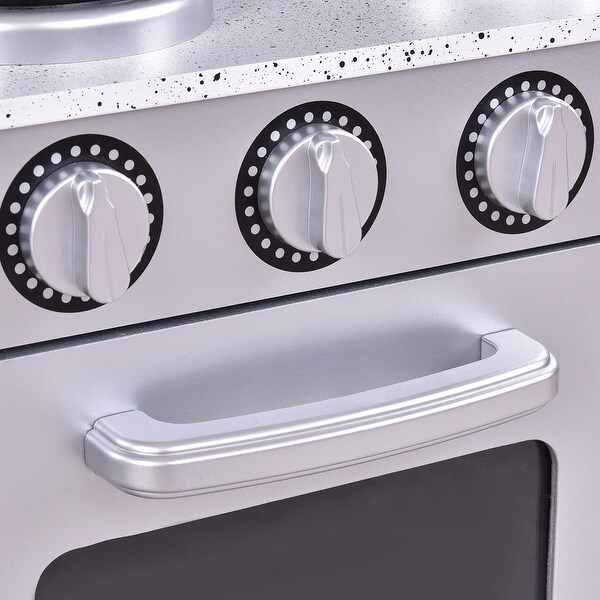 silver kitchen set for kids