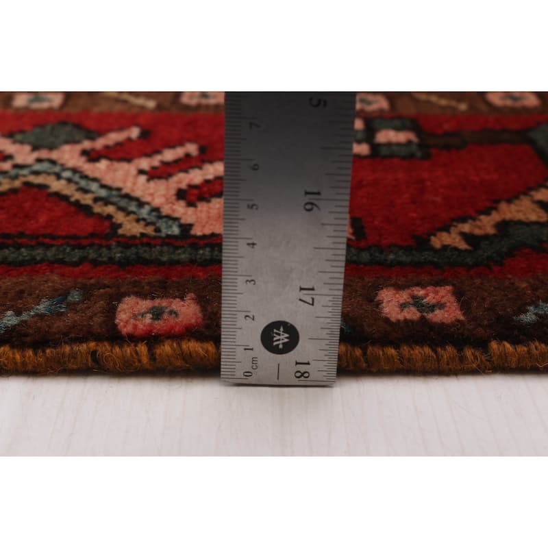 ECARPETGALLERY Hand-knotted Anatolian Vintage Red Wool Rug - 4'5 x 7'3
