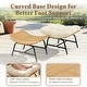 preview thumbnail 4 of 26, 2-Piece Outdoor Wicker Ottomans with Cushions, Weather-Resistant Boho Patio Rattan Footrests for Garden, Porch, and Balcony