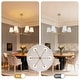 preview thumbnail 36 of 54, Starsky 6-Light Modern Classic Chandelier with White Linen Shades