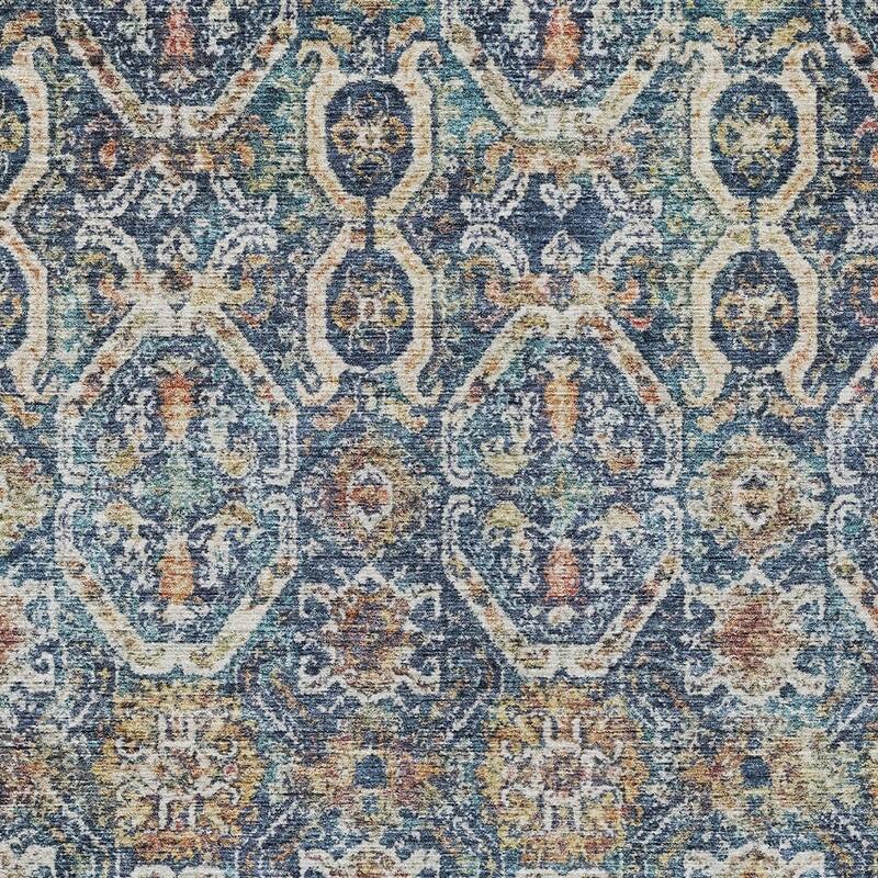 HomeRoots Floral Transitional Rectangle Outdoor Rug