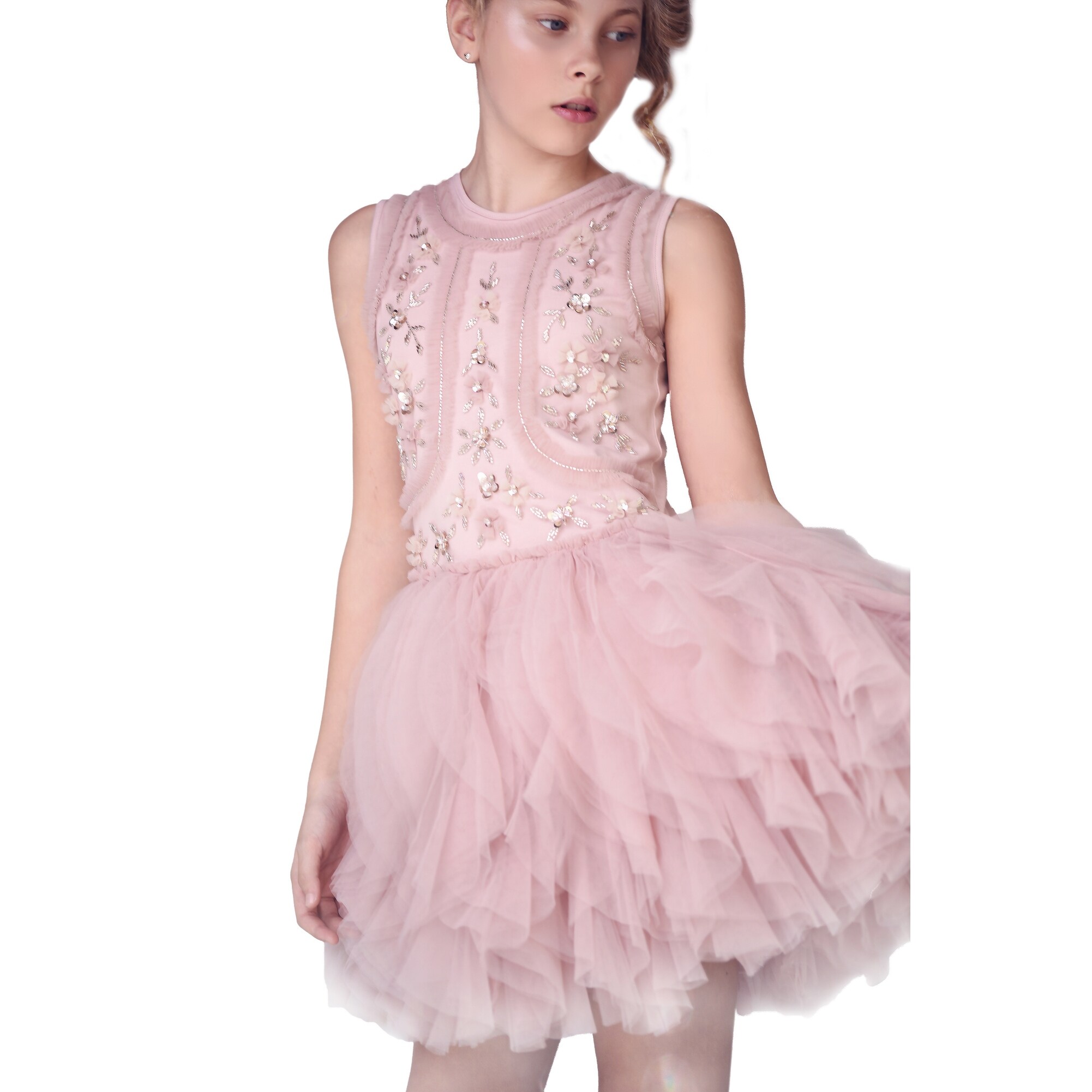 girls mauve dress