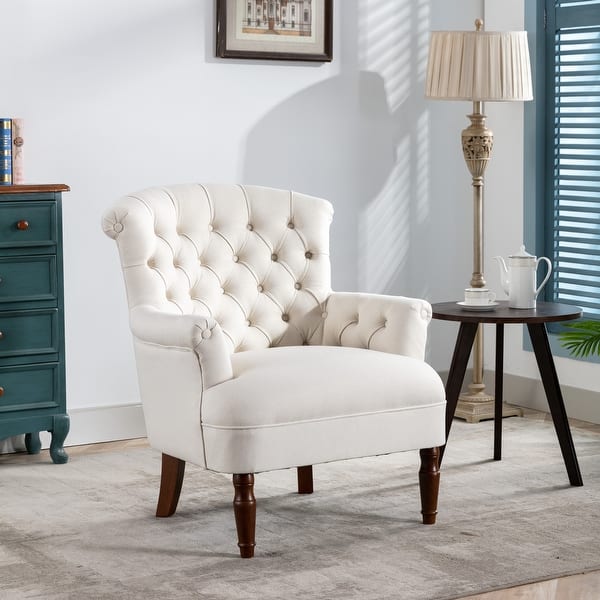 Corvus Sidmouth Tufted Fabric Oversized Club Chair Bed Bath & Beyond