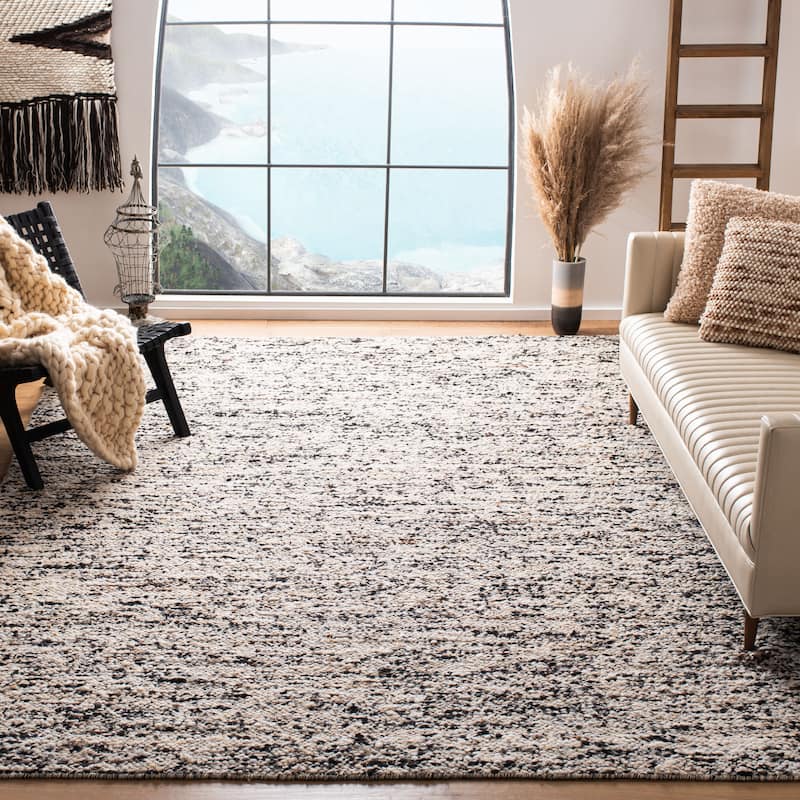 SAFAVIEH Handmade Natura Marlieke Wool Rug - 8' x 10' - Beige/Grey