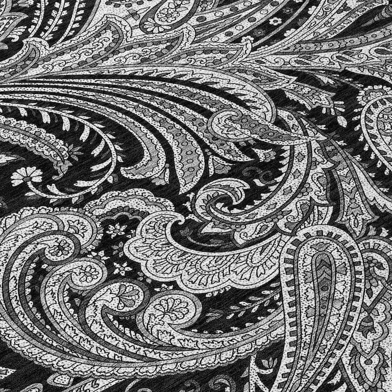 Machine Washable Indoor/ Outdoor Chantille Traditional Paisley Rug