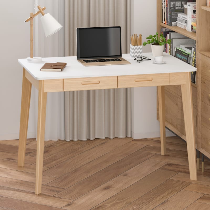 39.4"W Study Desk Writing Desk Simple
