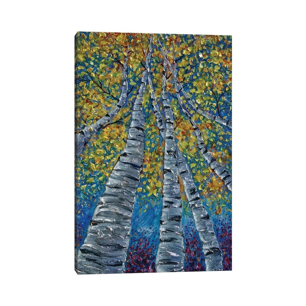 iCanvas "Painted Whimsy Aspen Trees" by OLena Art Canvas Print