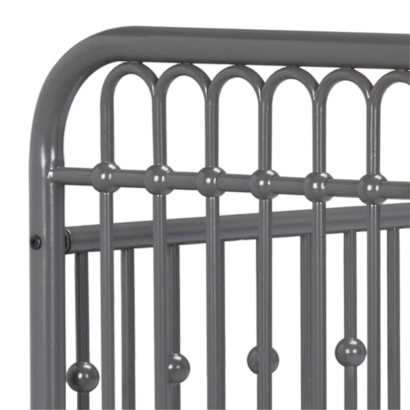 Little Seeds Monarch Hill Ivy Metal Crib - N/A