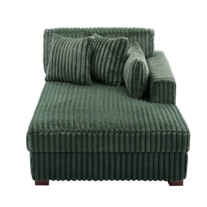DREAMSIDEA Oversized Right Facing Chaise Lounge Lofa