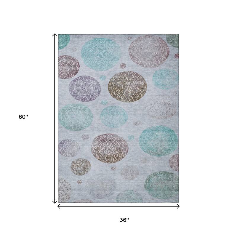 HomeRoots Geometric Transitional Rectangle Outdoor Rug