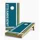 preview thumbnail 1 of 5, Jacksonville Jaguars Multi Stripe Cornhole Game (Choose Wraps or Boards) 2x4 Boards (24" x 48") - Include ALL Accessories