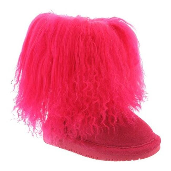 pink bearpaw boots