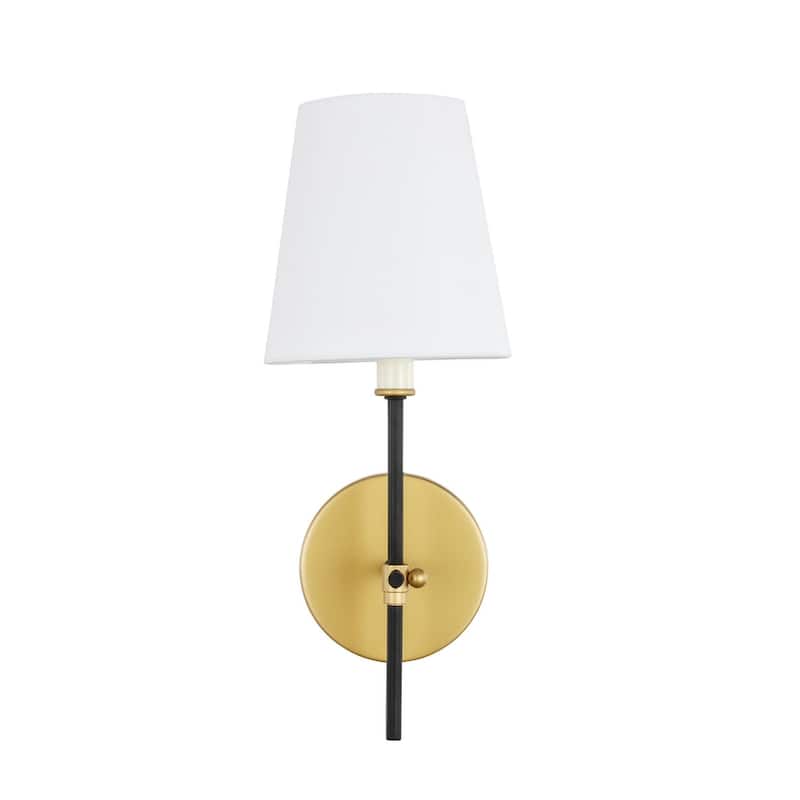 Mungo 1-light White Shade Wall Sconce