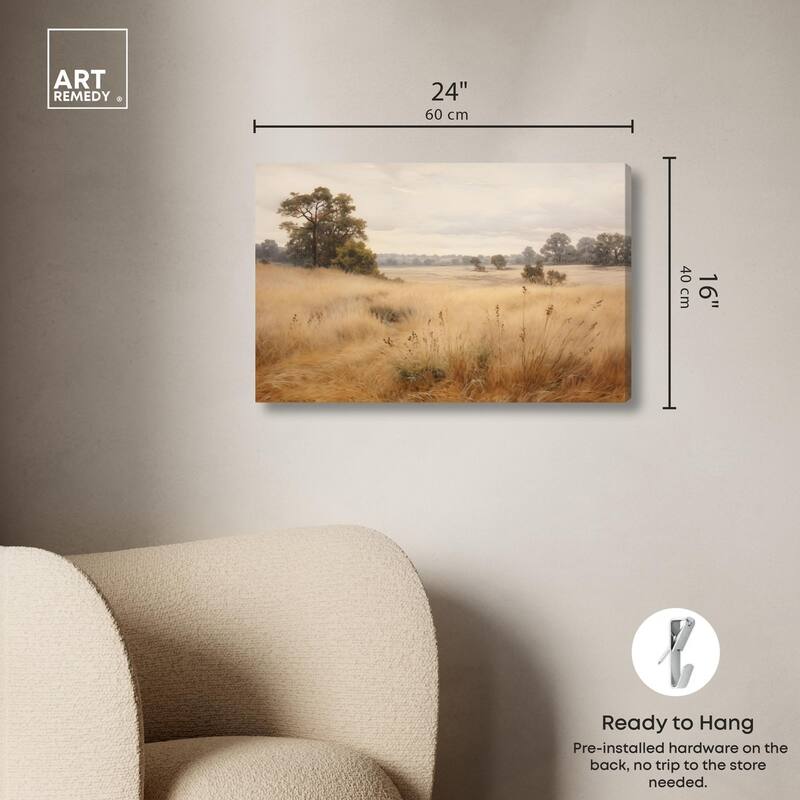 Cogon Grass Breeze II Canvas by Art Remedy, Gallery Wrapped