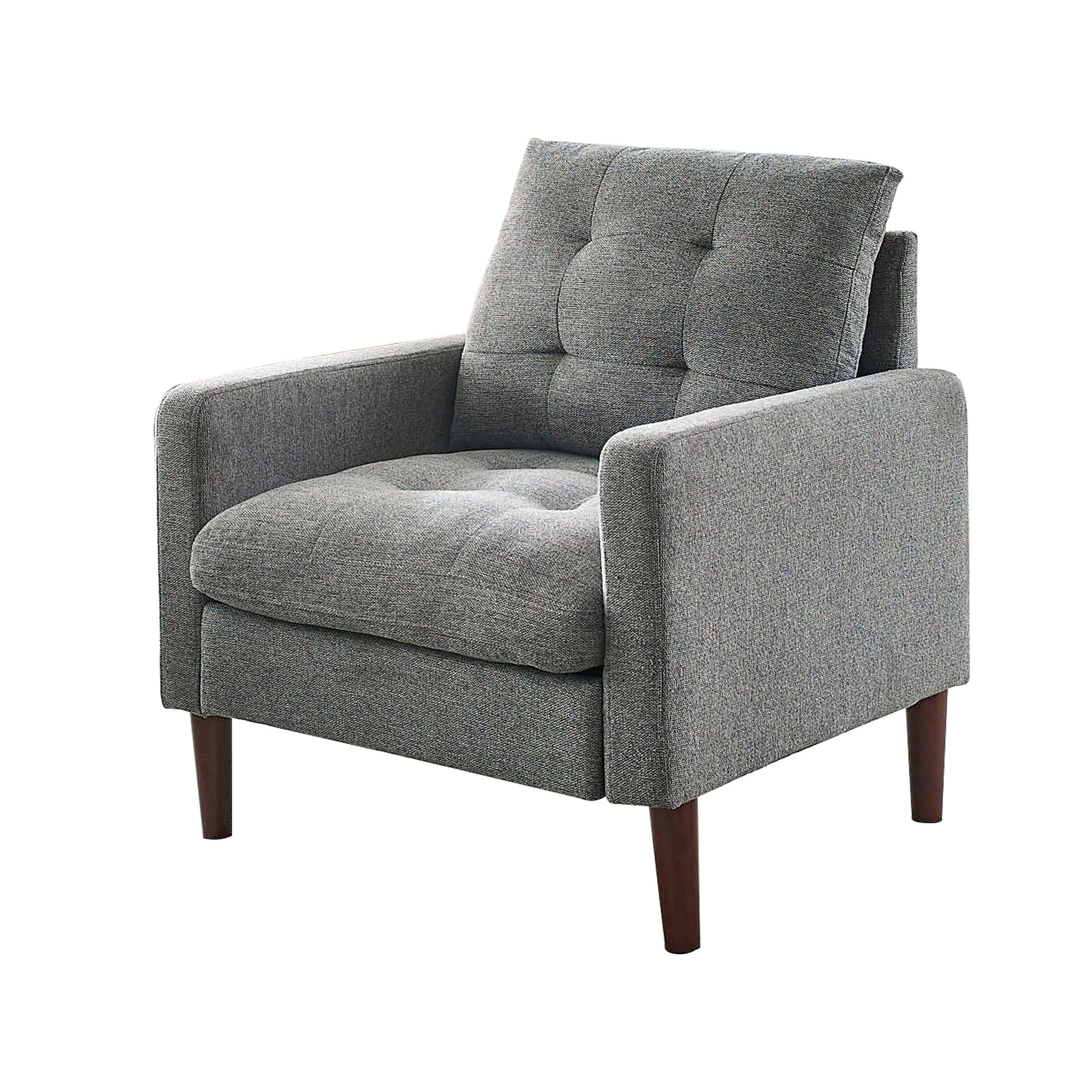 Modern Fabric Single Sofa Chair with Footrest - Bed Bath Modern Fabric Single Sofa Chair with Footrest - Bed Bath