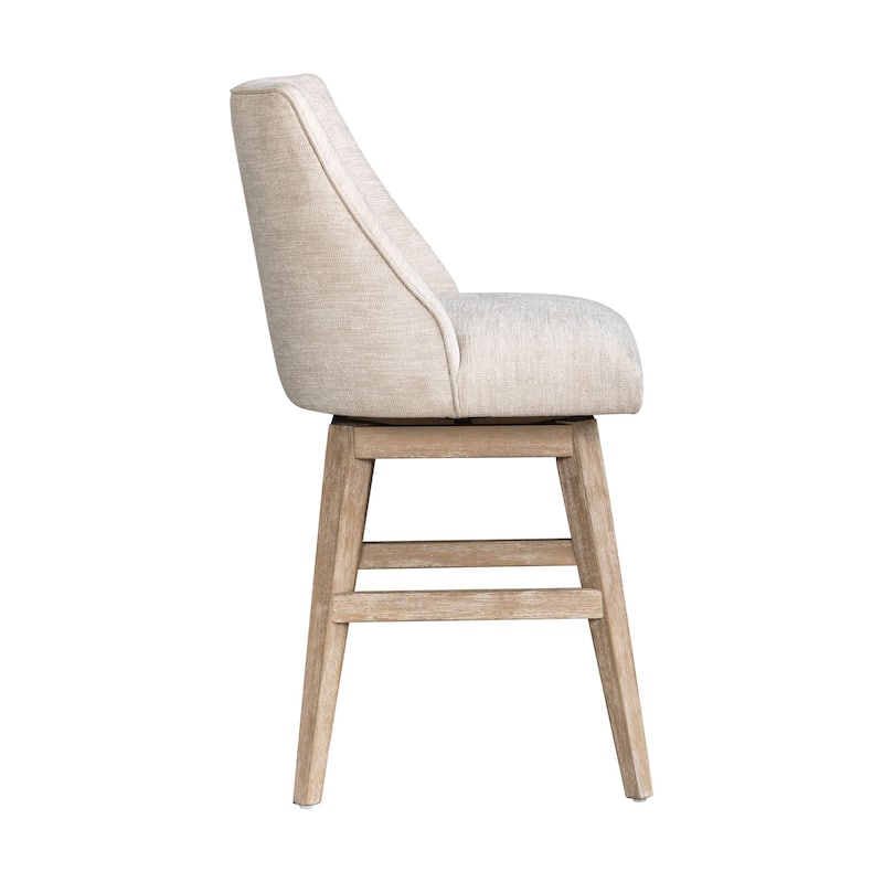 Martha Stewart Winfield Swivel Counter Stool - N/A