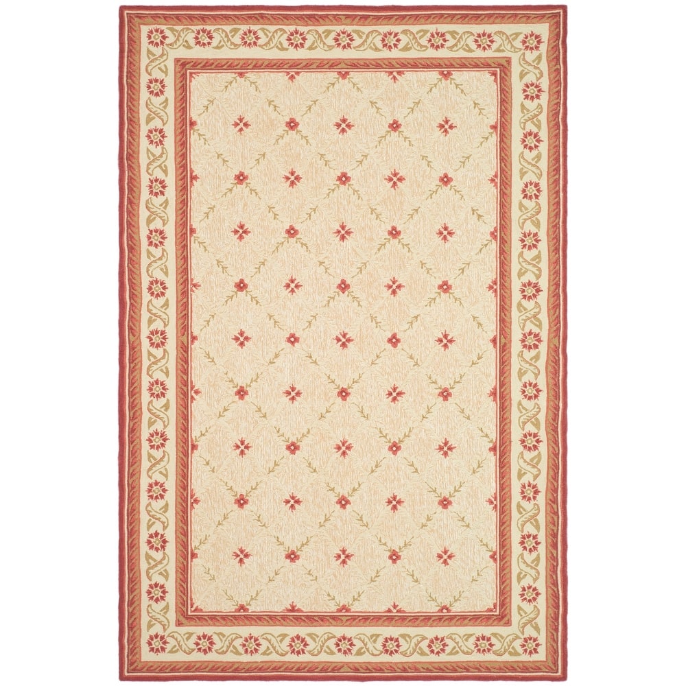 SAFAVIEH Handmade Wilton Lizette Country Floral Wool Rug