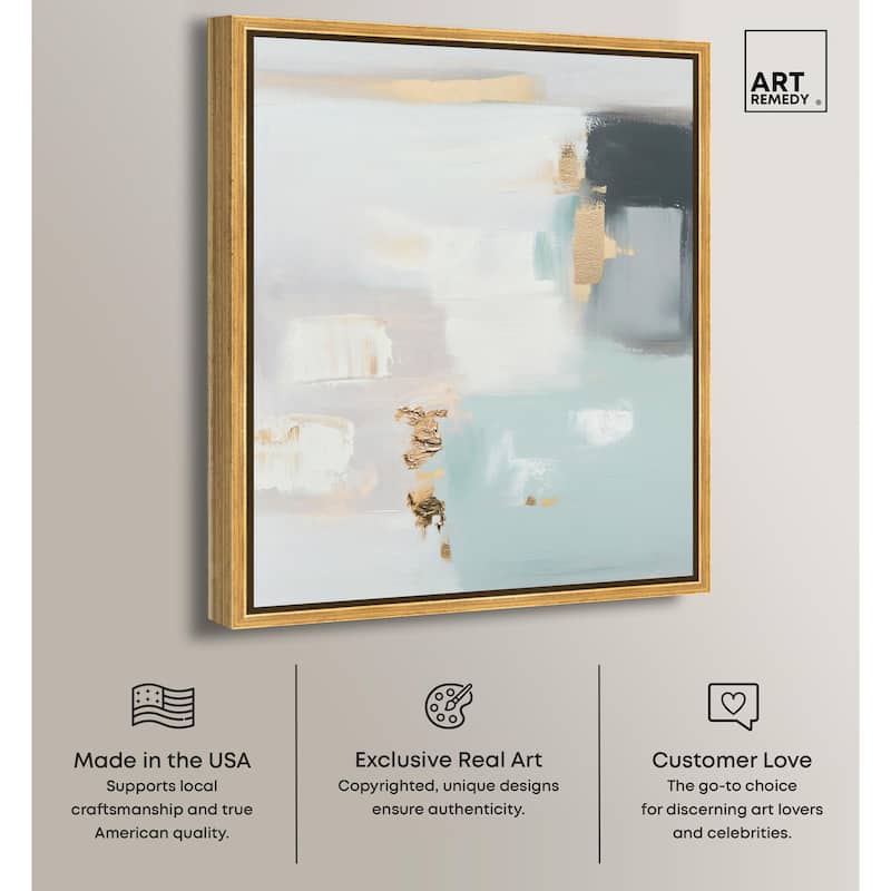 Misty Luxe I Canvas by Art Remedy