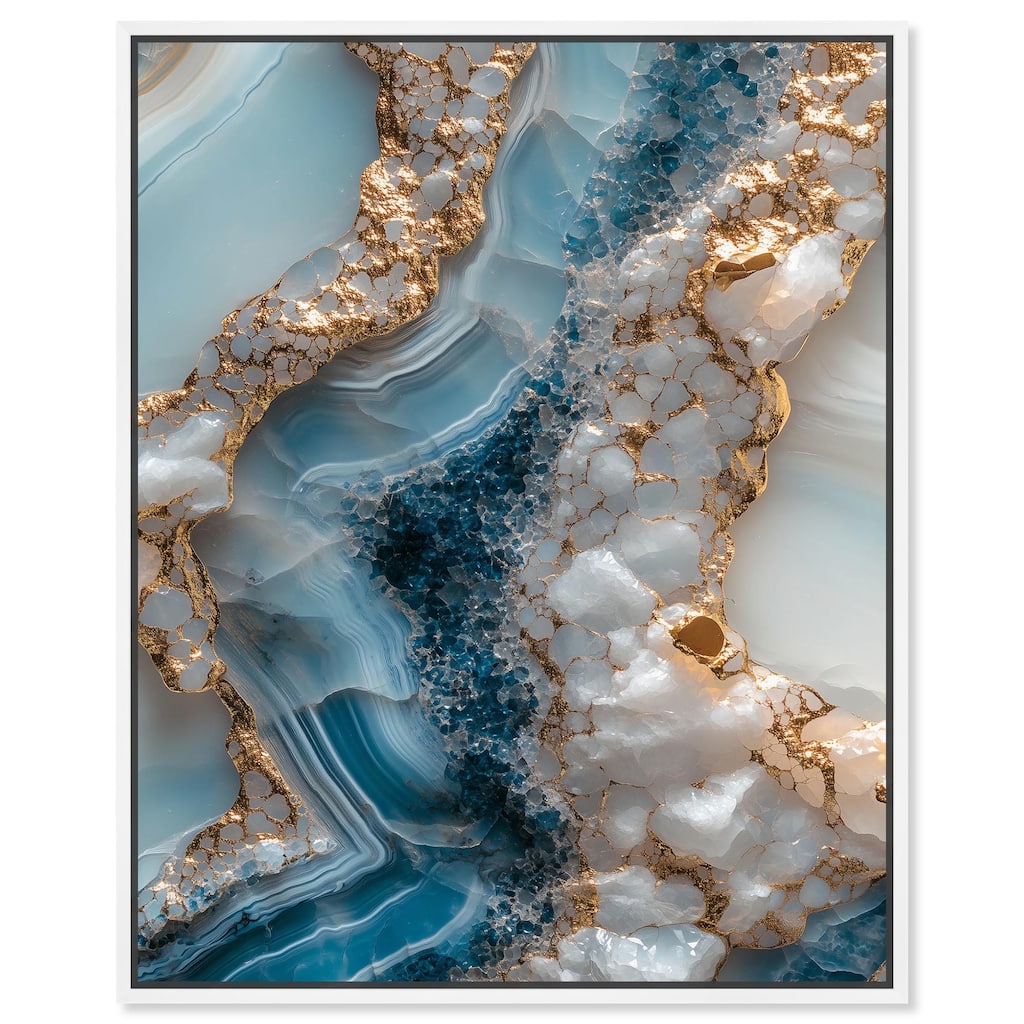 Lapis River Canvas by Art Remedy