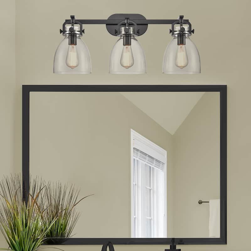 Innovations Lighting 410-3W-12-27 Newton Bell Vanity Newton Bell 3