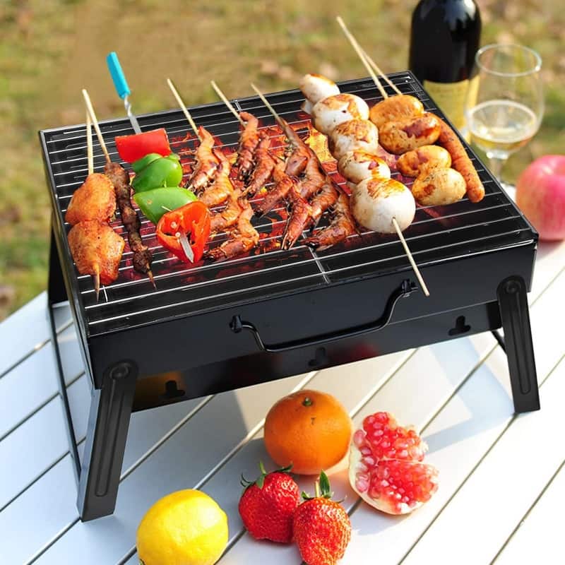 Barbecue Grill Portable BBQ Charcoal Grill Smoker Grill
