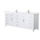 Option White / White Quartz Top / Brushed Nickel Hardware