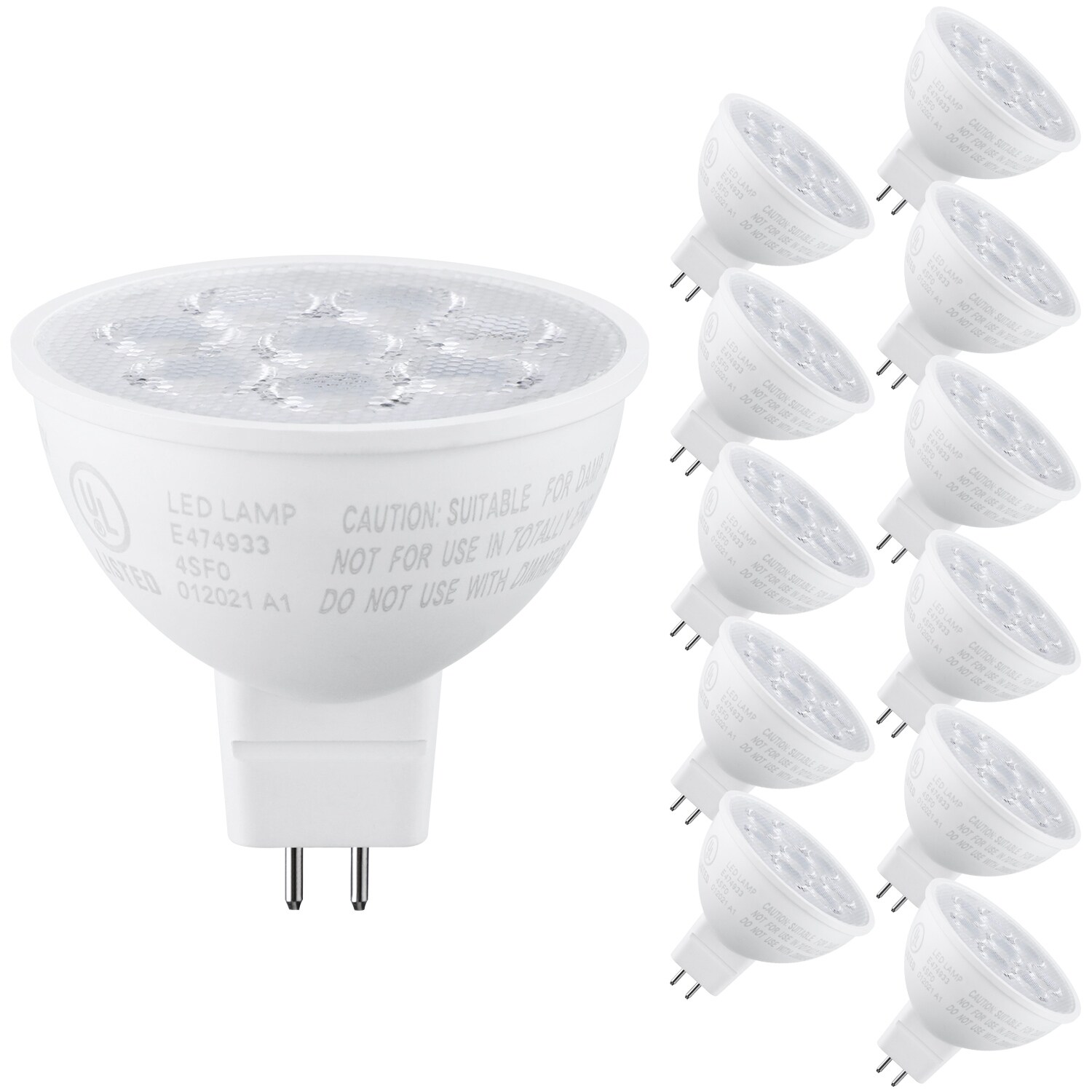 Påhængsmotor aftale Metafor MR Series 6.5W MR16 LED Bulb, 5000K Daylight, 12V GU5.3 Spotlight Bulb -  Overstock - 33423372