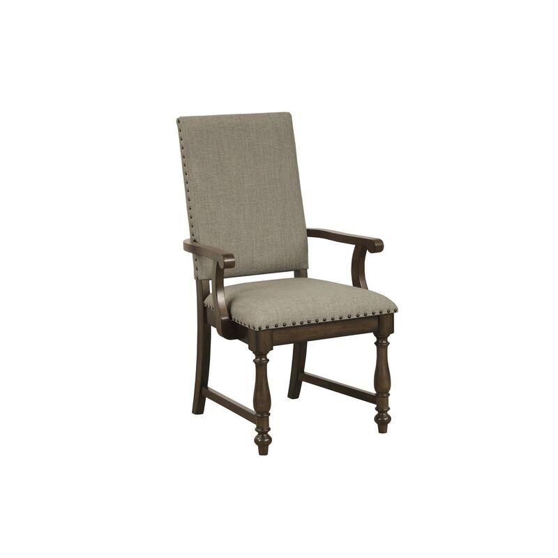 Simonne Beige Fabric Dining Room Set