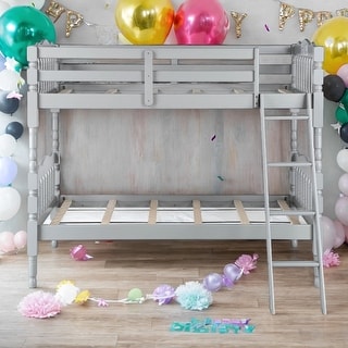 Traditional Design Twin over Twin Bunk Bed