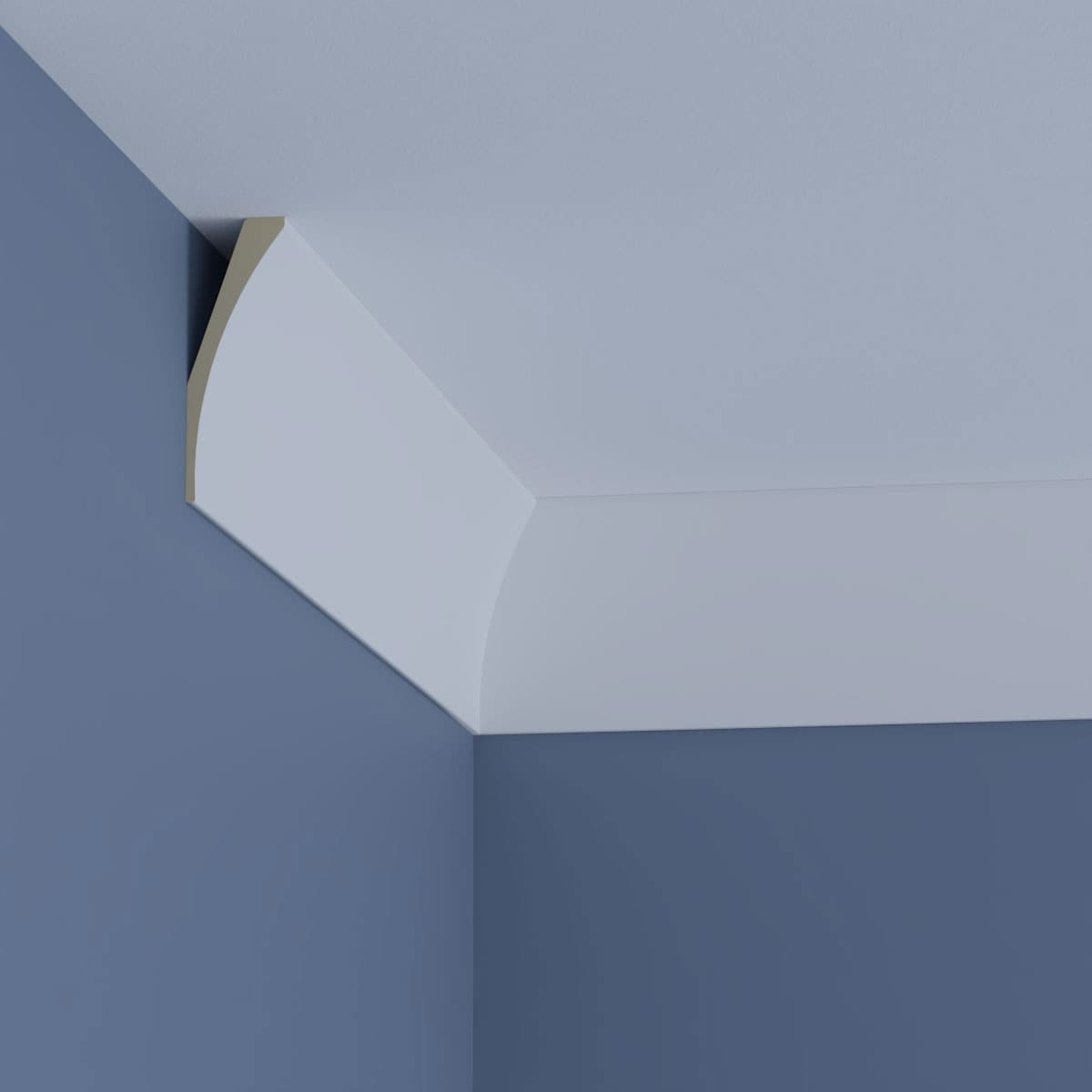 Ekena Millwork Caryn 2 in. D x 6.25 in. W x 96 in. L Polyurethane Crown Moulding