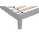 preview thumbnail 29 of 27, Twin Bed with Column-Decoration Headboard and Bed Slats